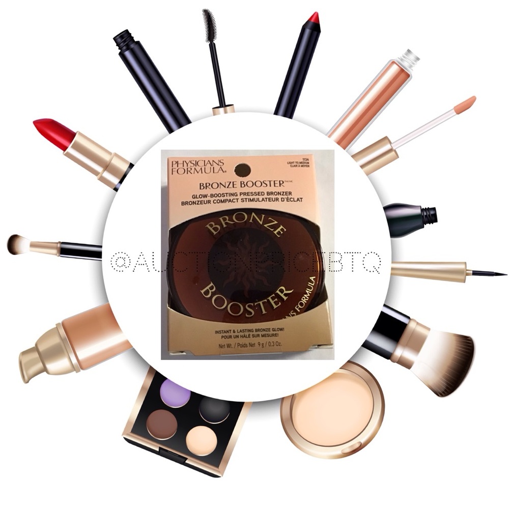 🆕💋Bronze Booster, Glow-Boosting Pressed Bronzer, 1134 Light To Medium, 0.3 oz